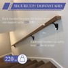 HOME MASTER HARDWARE Handrail Stair Brackets, Heavy Duty Hand Rail