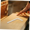 LALAFINA 2pcs Hollow Carpenter Square Ruler Right Angle Measuring Tool