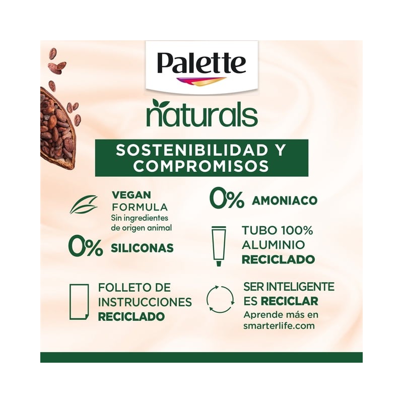 Tinte de Cabello Palette Naturals Kit 4-60 50ml