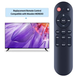 PZL New Replacement Remote Control for MEREDO 2.1CH 37 Inch Sound Bar for Smart TV with Subwoofer, for MEVOSTO D7H Soundbar