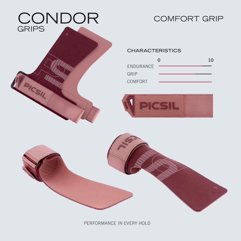 PICSIL - Condor Grips | Magnesium Enhanced Grip | Premium