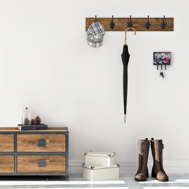 Caroline's Treasures PPP3280TH68 Westie Free Spirits Leash or Key Holder, Wall Hooks, Key Hooks Holder, Coat Rack Wall Mount, Coat Hooks, Hooks for Hanging Keys, Towels, Aprons, Leashes,