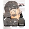 WIGNEE 13X4 HD Lace Front Knotless Short Braided Wig with