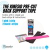 Kinesio Tape - Pre-Cut Back Support - Optimized Athletic Tape