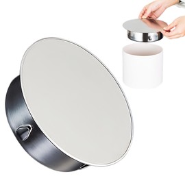 kaminlochdeckel Ofenrohr Abdeckung,120mm bis 130mm kaminrohr abdeckung Schornsteinabdeckung Edelstahl Ofenrohrkapsel Wandfutterdeckel Ofenlochdeckel,Rohre Ø 122mm,Tiefe:ca.45mm