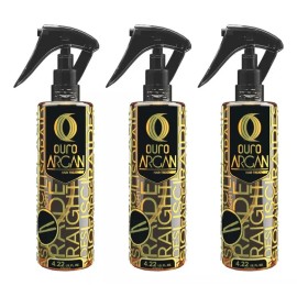 Ouro Kit 3 Termoprotector Ouro Aceite De Argán Planchado Express