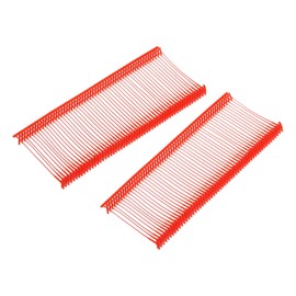 sourcing map Standard Tagging Fasteners,Plastic Regular,Standard Label Gun Price Tagging Barbs for Garment Price Tag Label Tagging Barbs 35mm/1.38 Inch,Pack of 1000 Red