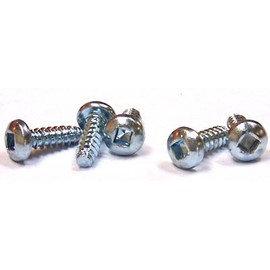 #6 x 1/4" Type B Sheet Metal Screws/Square/Pan Head/Steel/Zinc / 10,000 Pc. Carton