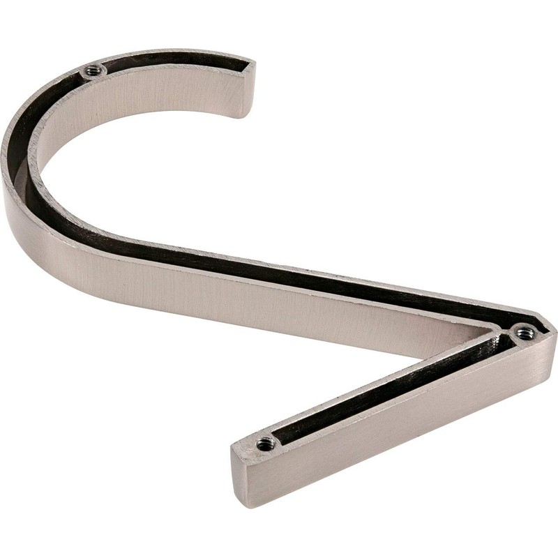 Distinctions 844702 Upgraded 5" Brushed Nickel 5" Floating House Number