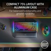 Razer BlackWidow V4 75% Mechanical Gaming Keyboard: Hot-Swappable Design -