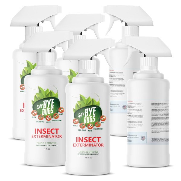 Say Bye Bugs Insect Exterminator - a Non-Toxic, Kill on