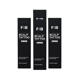 Forbut Scalp Tattoo Crown Hairline Hair Loss Cover Black 15g 4pcs / 포뷰트 두피타투 정수리 헤어라인 탈모 커버 블랙 15g 4개