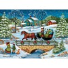 MasterPieces Seasonal Holiday Jigsaw Puzzle, Over the River, Featuring Art