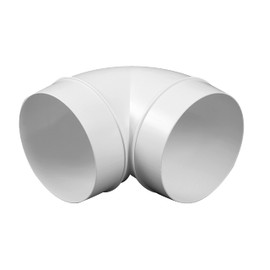 Round Tube System PVC Ventilation Tube Joints Knee Piece T-piece Reduction Holder, Ø 100