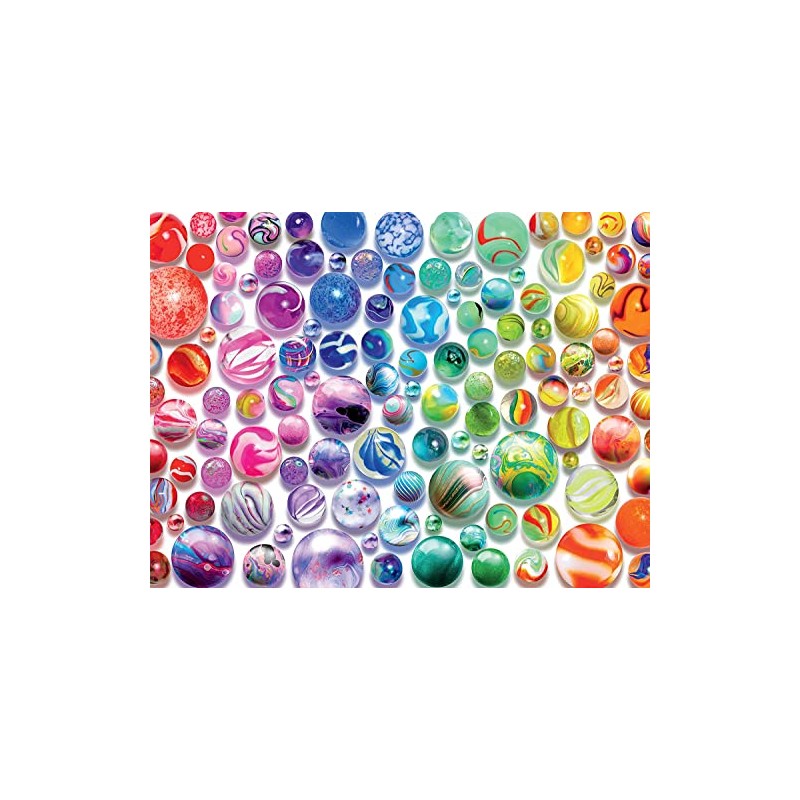 Rainbow Marbles 750 Piece Puzzle