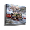 Epic Graffiti 'Train Station Christmas Eve' by Bigelow Illustrations Canvas