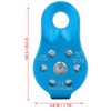 BOROCO Rock Climbing Pulley, Climbing Pulley 26KN Aluminium Alloy Heavy