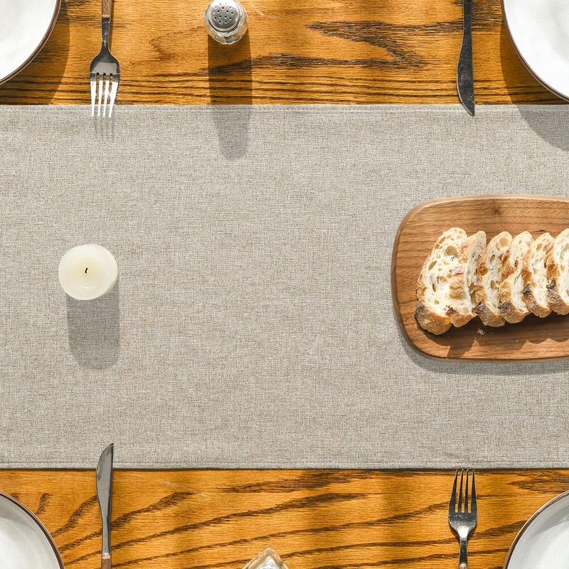 Artoid Mode Light Brown Summer Table Runner, Seasonal Fall Autumn