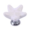 ZILucky Starfish Ceramic Drawer Pulls Handles for Nursery Dresser Cupboard