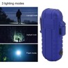 Outdoor Double Arc Electric Lighter Portable Waterproof Flashlight Lighter Charging