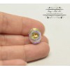 SMA 1:12 Miniature Panorama Egg Purple Trim Chick - Easter