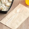Classic Plastic Teaspoons (50 Count) - Durable Clear Plastic Spoons