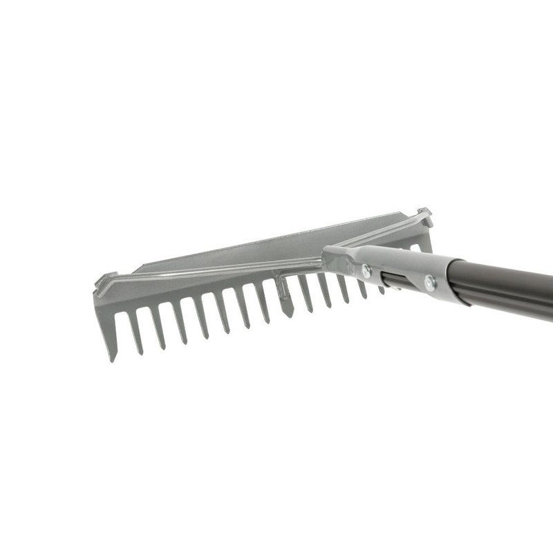 Fiskars 60" Pro Garden Rake for Soil with Lightweight Aluminum