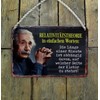 Blechschilder funny Albert Einstein quote decorative hanging sign, 18 x