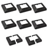 UFURMATE Post Base Cover, 6Pcs 50x50mm Plastic Post Base Cover