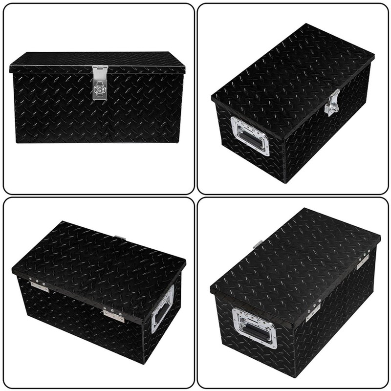 Silscvtt 20 * 12 * 9.6 Inch Black Aluminum Diamond