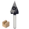 Insert Carbide V-Groove 45-Degree Router Bit 1/4 Inch Shank, Replacement