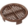 fiXte 70mm Lattice Design Brown Plastic Push in Circular Soffit
