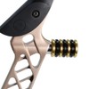 BICASTER Archery Stabilizer Weights Stainless Steel Total 10 Ounces (Gold/Silver)