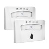 Toilet Seat Cover Dispenser (2-Pcs) Wall Mounted Compatible with Half-fold