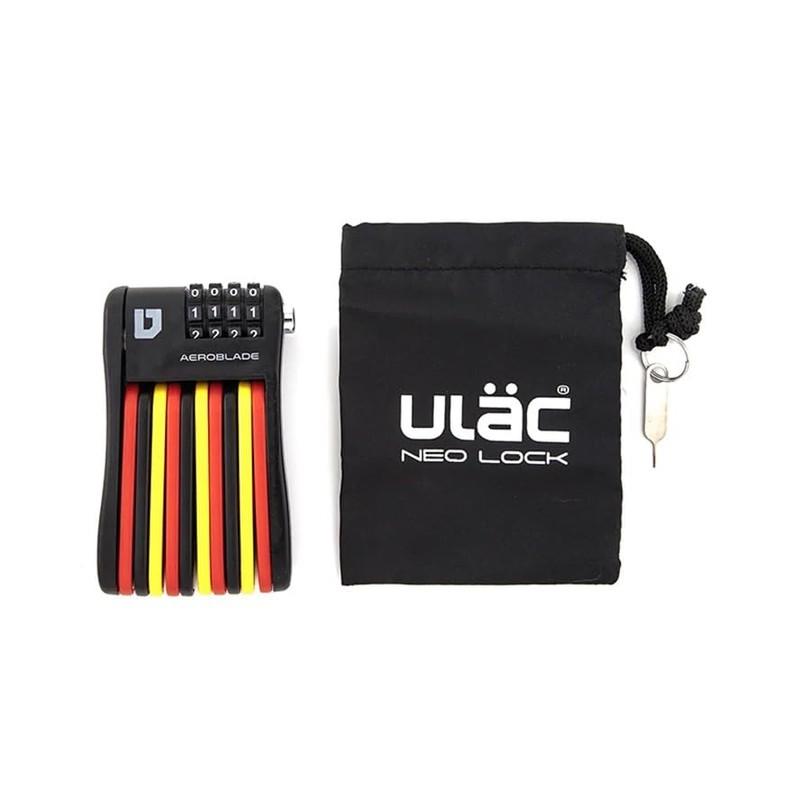 ULAC - Folding Lock with Combination Lock Aerobblade | Hardened
