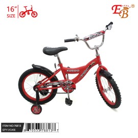 EB 16\" Air Tire Red Kids' Bike with 1PC/CS