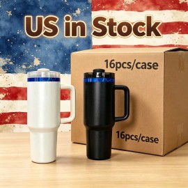 US  40 Oz H2.0 Cold Retention Travel Mug Gobelet Sublimation 40oz for Daily Office Outdoor Activitycolor: H2.0 Sub White, capacity: 40 oz