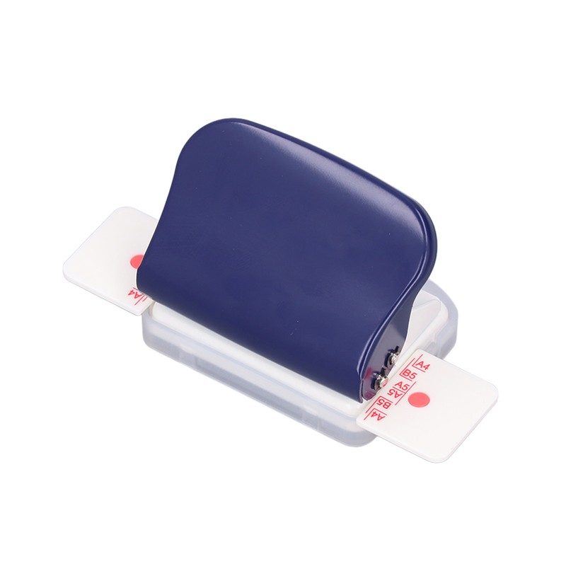 Hole Punch Dark Blue 6 Hole Portable Small Planner Hole