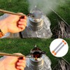 Blow Fire Tube, Stainless Steel Collapsible Pocket Bellows Blowing Tube
