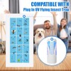 Qualirey 30 Pack UV Flying Insect Trap Refill Compatible with