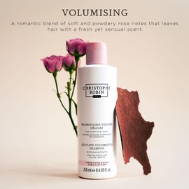 Christophe Robin Delicate Volumizing Shampoo With Rose Extracts for Thin, Fine, and Flat Hair 8.4 fl. oz