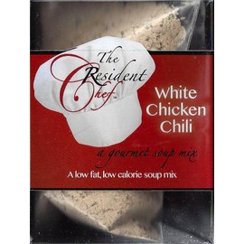 The Resident Chef *White Chicken Chili* Gourmet Low Fat, Low Calorie Soup Mix