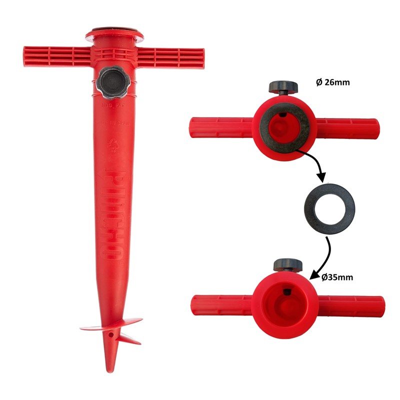 Spike 400401 – Parasol stand, 32 x 18 x 8cm,