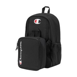Champion Mode Lunch Kit & Backpack Combo, Black, One Size