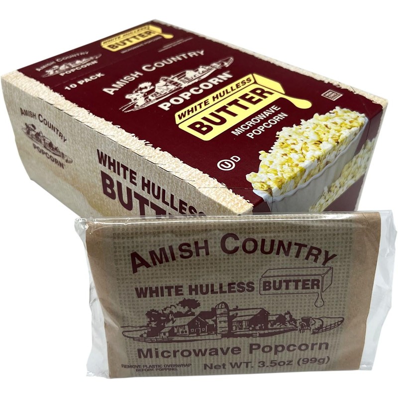Amish Country Popcorn | Old Fashioned Microwave Popcorn | Medium