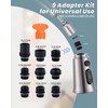 WOWOW Kitchen Faucet Head Replacement, 3 Function Pull Down Faucet