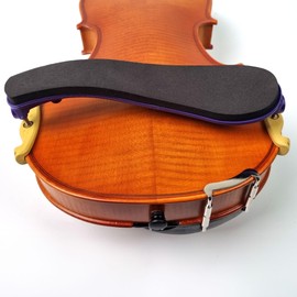Hidersine Shoulder Rest 3/4 to 1/2 size. Purple. Shawbury model. Adjustable Height and Width. Ergonomic and comfortable.