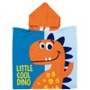 Dinosaur Poncho, Towel for Beach or Pool + Dinosaur Hat