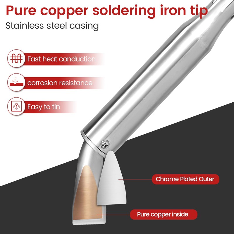 GoGoPanda Solder iron set,80W-300W external heating with replaceable soldering iron