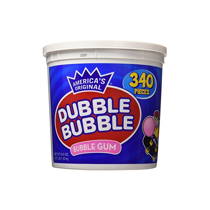 Dubble Bubble Gum, 53.9 Ounce - 340 Count Bucket